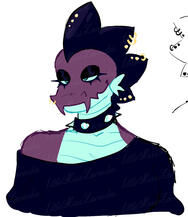 Oc art [cartoony; colored sketch]