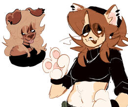 Oc art [cartoony; colored sketch]